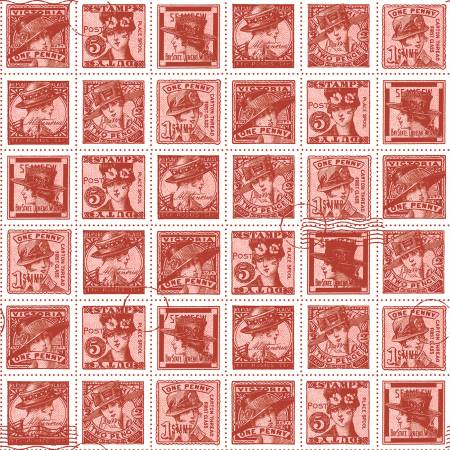 C13895R-RED Sew Journal Fashion Post Red - Image 1