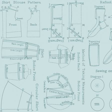 C13896R-BLUE Sew Journal Needlecraft Blue - Image 1