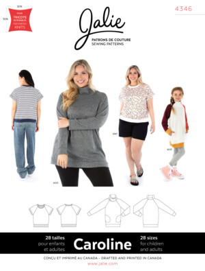 Caroline Raglan Tee and Tunic Pattern