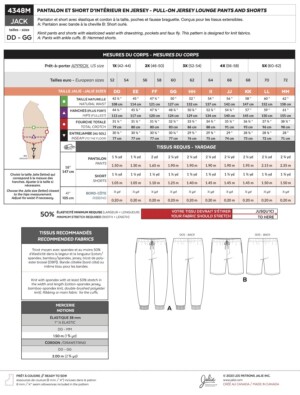 Jack Pull-On Jersey Lounge Pants and Shorts Pattern - Image 3