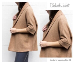 Besharl Jacket Pattern Size 4-16 - Image 2