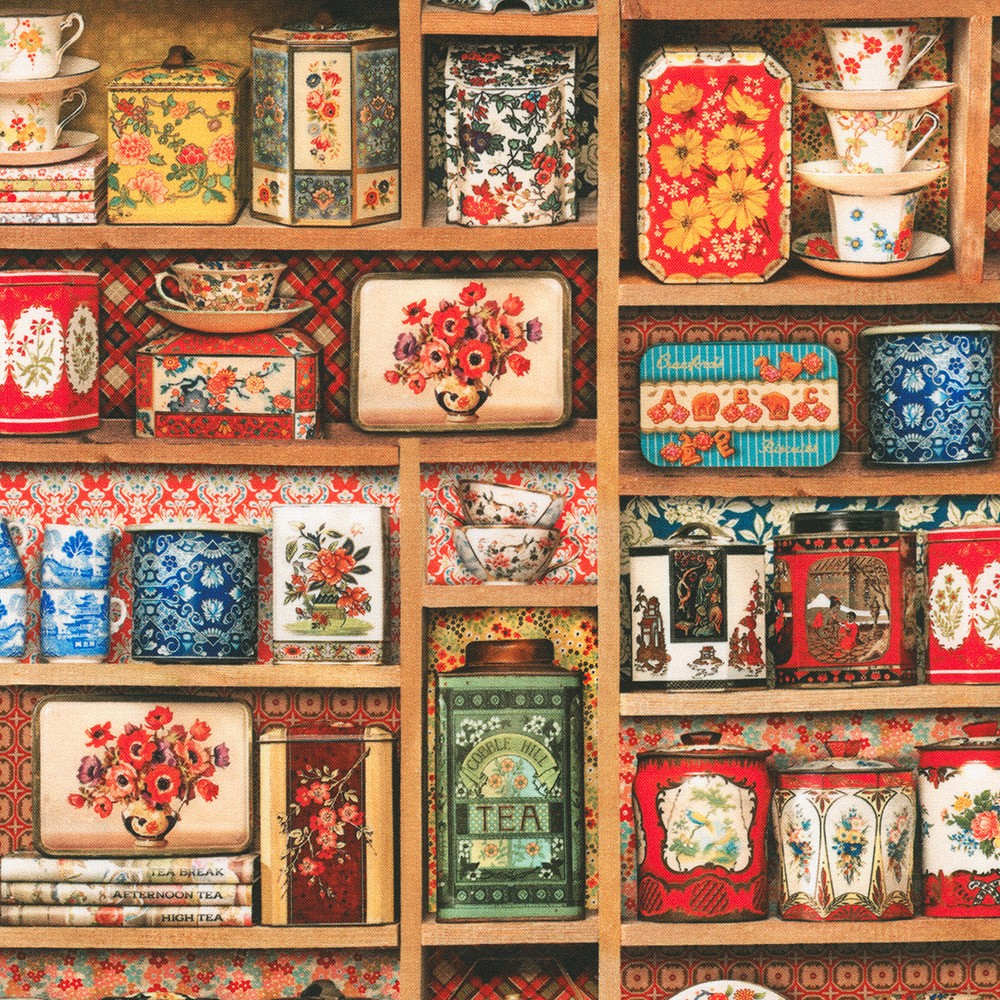 AHJD-22026-199 Library of Rarities Tea Shelves - Image 1