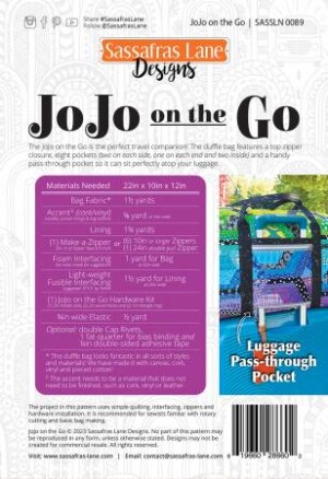 JoJo on the Go Duffle Bag Pattern - Image 2
