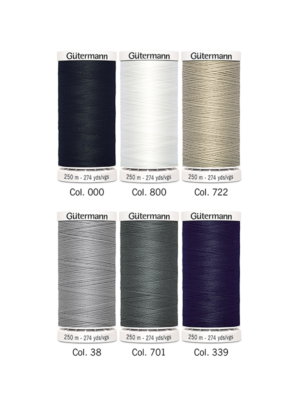Gutermann Stitch Thread Set - 6 Spools - Image 2