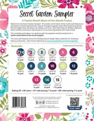 Secret Garden Block-of-the-Month Quilt Pattern - Image 2