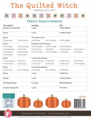 Quilted Witch Quilt Pattern - Image 2