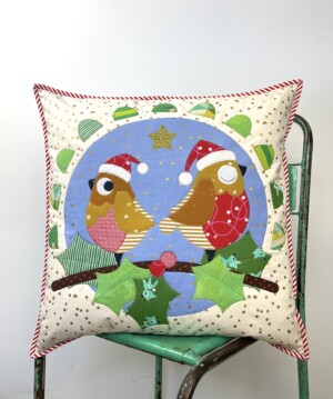 Jolly Robin Cushion Kit by Claire Turpin Design - Image 2
