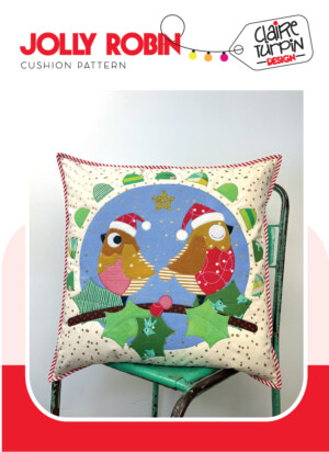 Jolly Robin Cushion Kit by Claire Turpin Design