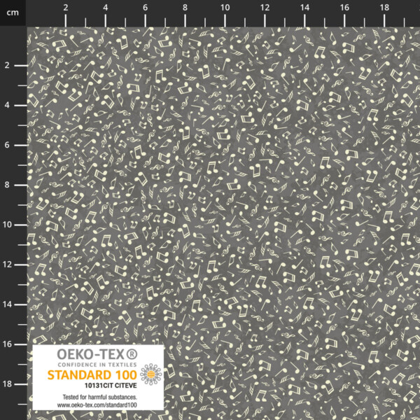 Music Note Gray Color My Classic Songs Music Notes Grey – Sew Hot