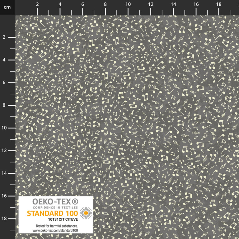 Music Note Gray Color My Classic Songs Music Notes Grey – Sew Hot