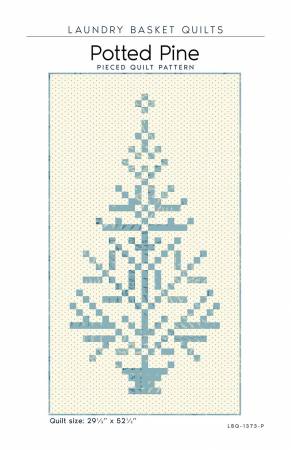 LBQ-1373-P Potted Pine Quilt Pattern - Image 1