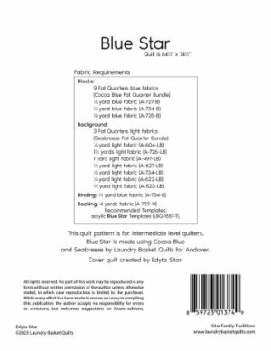 Blue Star Quilt Pattern - Image 2