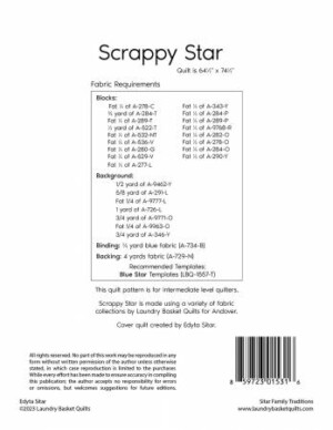 Scrappy Star Quilt Pattern - Image 2