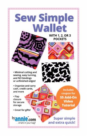 PBA304 Sew Simple Wallet Pattern - Image 1