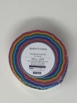 Quilter's Linen Rainbow Palette Roll Up