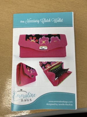 The Necessary Clutch Wallet Kit Pattern And Hardware Kit - Nickel