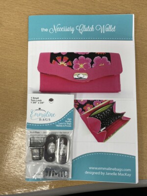 The Necessary Clutch Wallet Kit Pattern And Hardware Kit - Nickel - Image 2