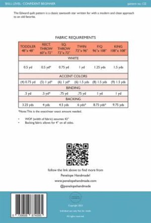 Edward Quilt Pattern - Image 2