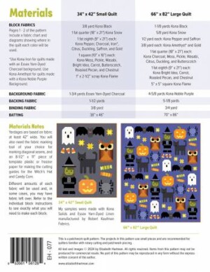 Happy Halloween Quilt Pattern - Image 2