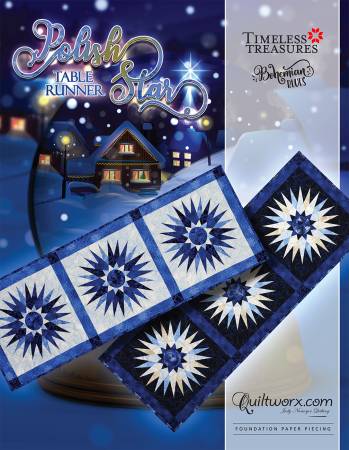 PolishStars Polish Star Table Runner Pattern - Image 1