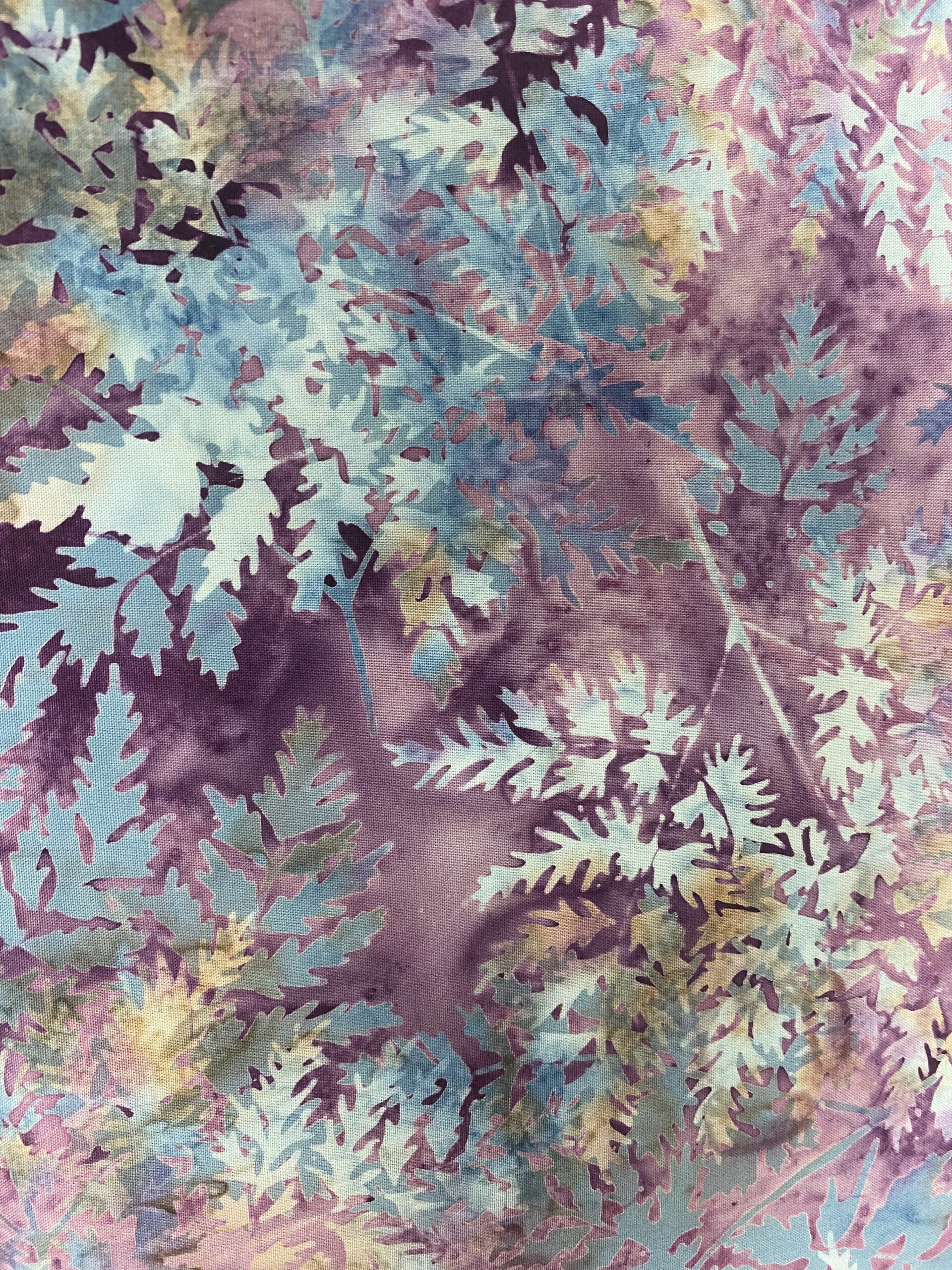 2024-10-04 15.06.25 Bali Handpaints Leaves Purple - Image 1