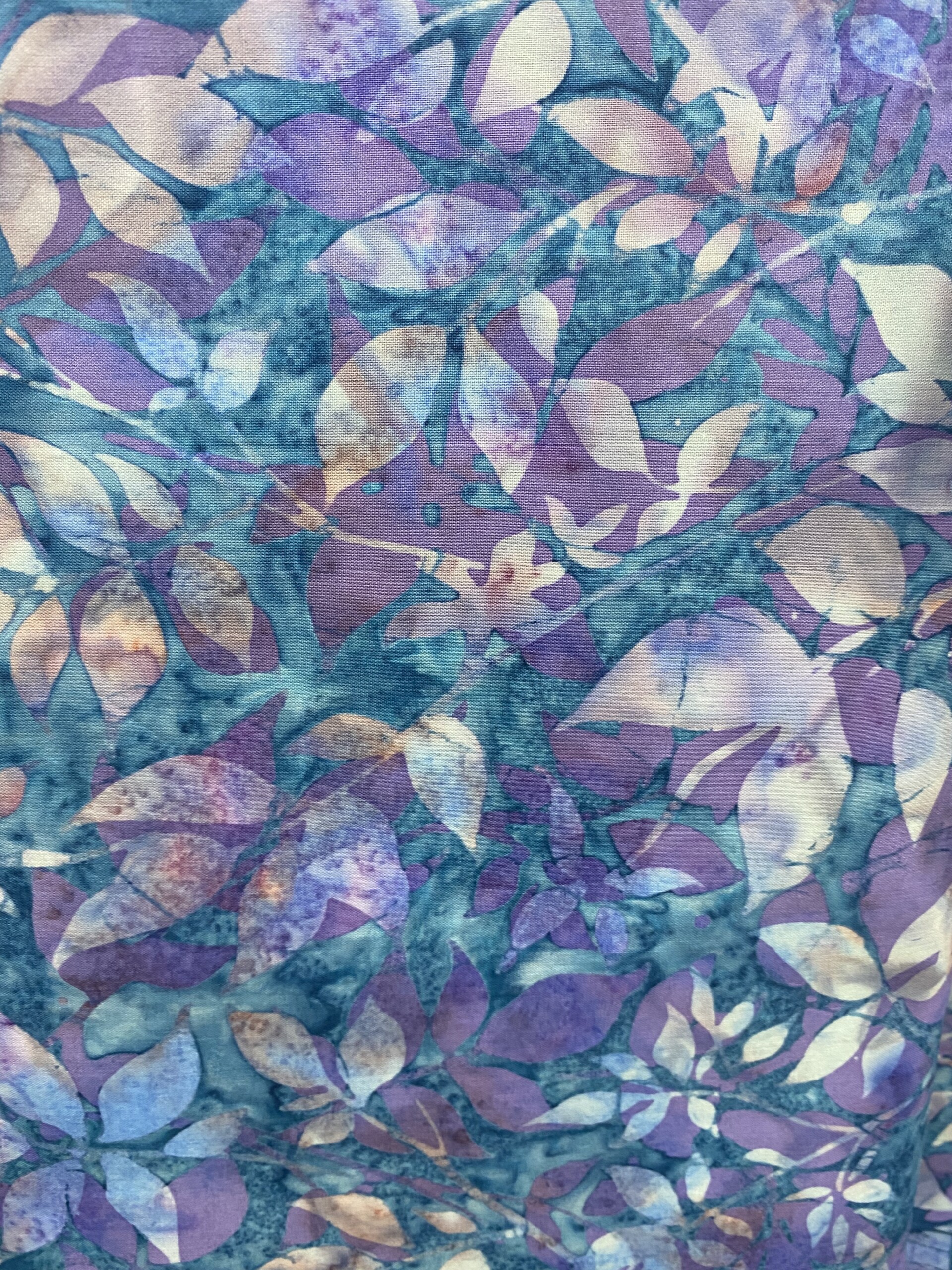 2024-10-04 15.06.49 Bali Handpaints Leaves Marble Blue - Image 1