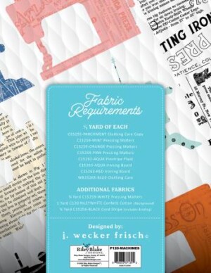 J. Wecker Frisch Machines Quilt Pattern - Image 2