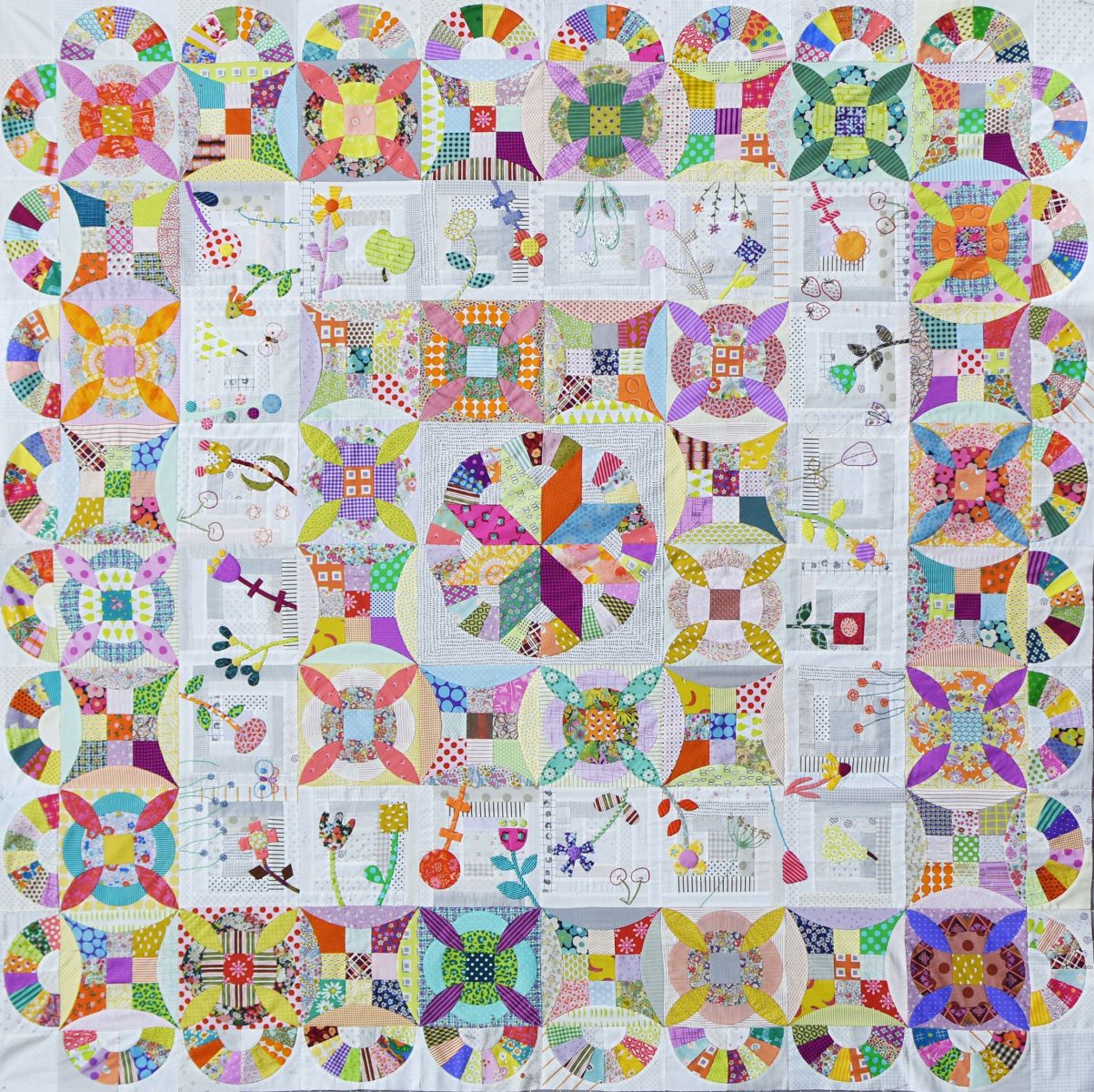 001_Full Quilt (1) Pick A Petal Jen Kingwell BOM Club - Image 1