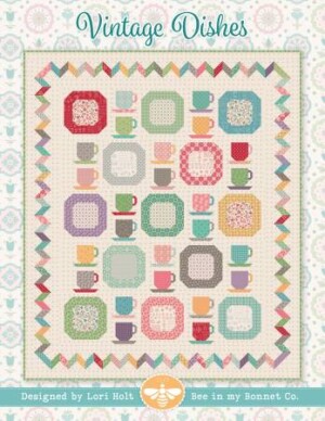 Piece and Plenty Vintage Dishes Quilt Kit