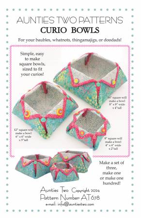 AT678 Curio Bowls Pattern - Image 1