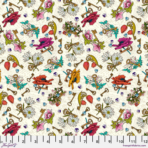 PWOB104.CREAM__26586 Language Of Flowers Key To Secrets Cream - Image 1