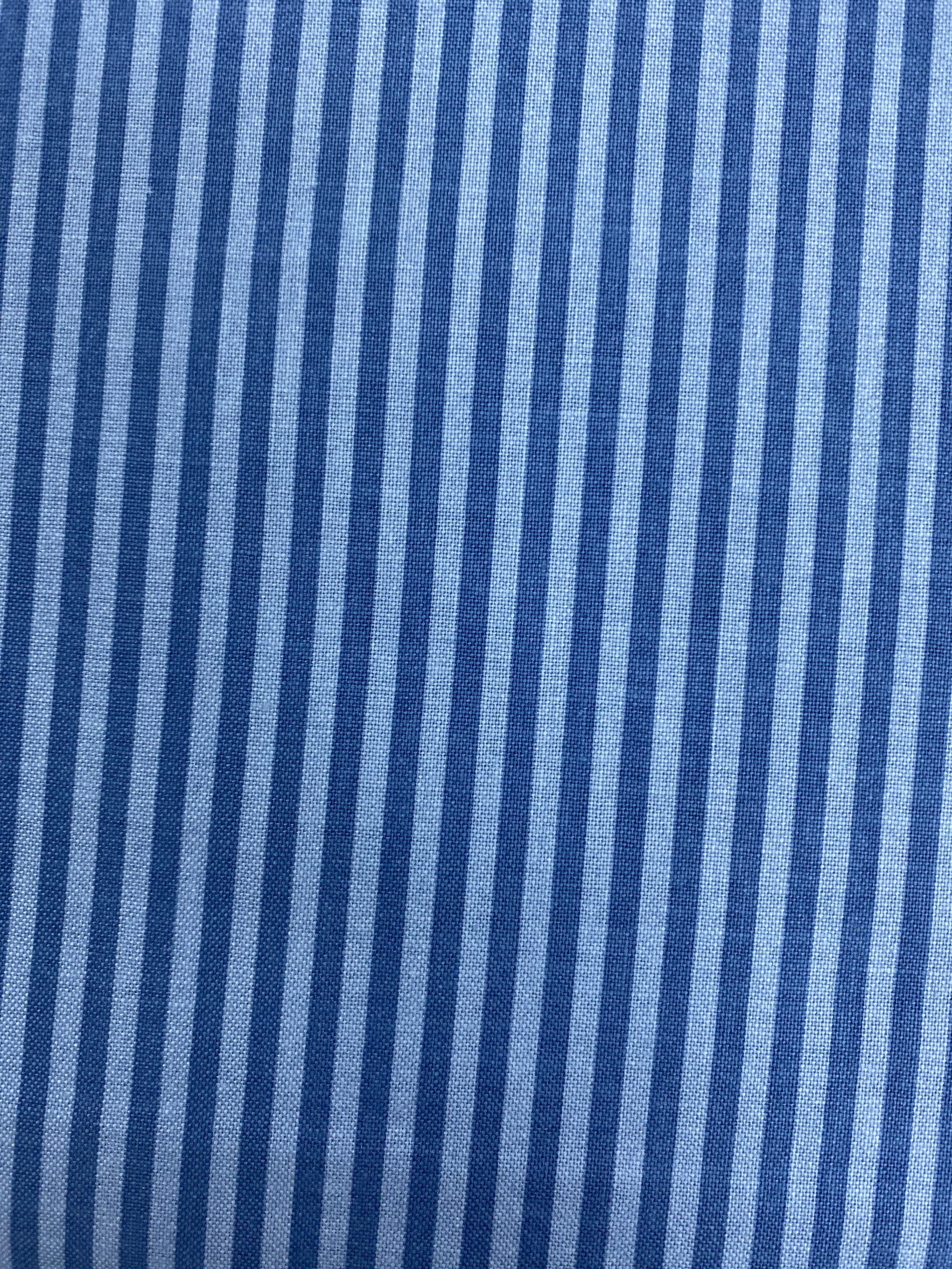 2025-08-18 14.42.36 Riley Blake Tonal Stripe 1/8 inch Denim - Image 1