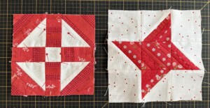 A Brighter Future Month One - Red Corner Block Patterns