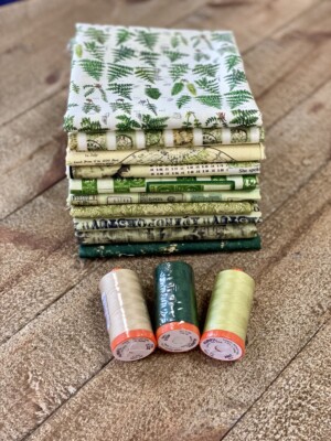 Tim Holtz Green Palette Fat Quarter Bundle - Image 4