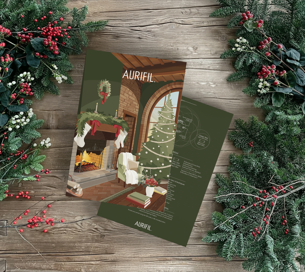 Aurifil_Advent2026_Il-Salotto_stack PREORDER Aurifil Il Salotto Advent Calendar - Image 1