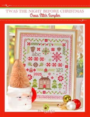 Twas the Night Before Christmas Cross Stitch Sampler