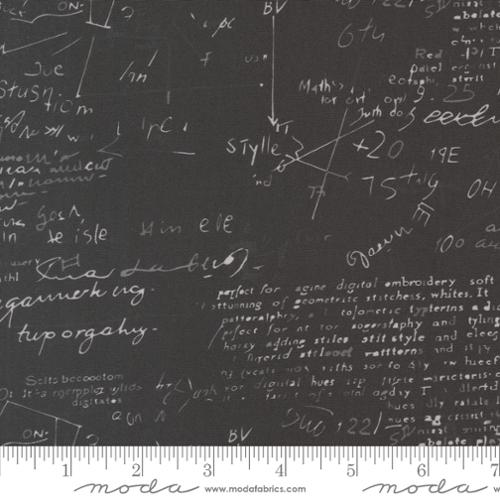 108028-15 Modern Backgrounds Equations 108" Wide Back Black - Image 1