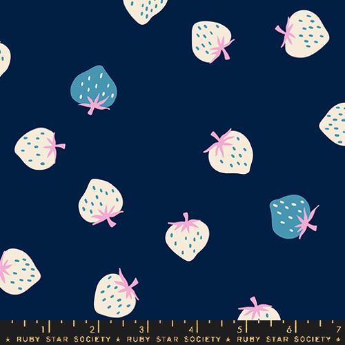 3085-21 Strawberry Toss Navy - Image 1