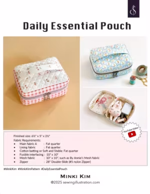 Daily Essential Pouch Pattern