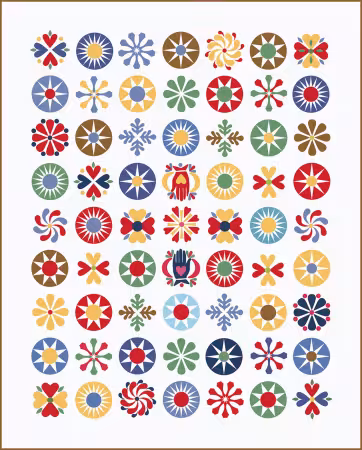 AJP558 Mothers & Daughters Pindots Quilt Pattern - Image 1