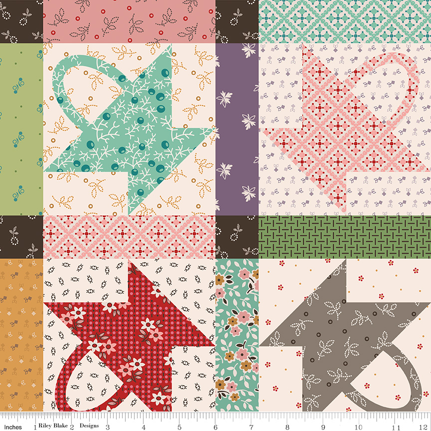 Cheater Gentler Times Gather 58in Multi Home Dec Fabric - Image 1