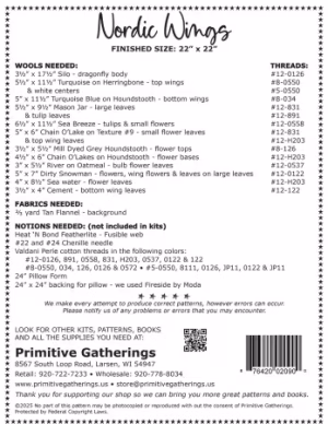 Nordic Wings Pillow Pattern - Image 2