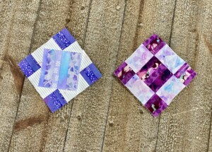 A Brighter Future Month Six - Purple Corner Patterns