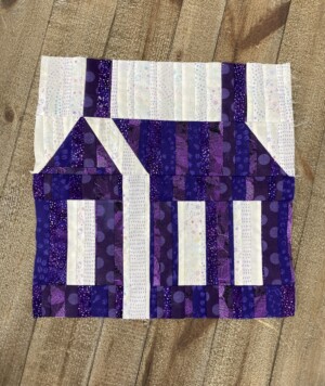 A Brighter Future Month Six - Log Cabin Home Block Pattern