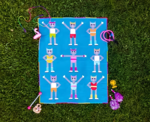 Catrobics - Cats Movin’ & Groovin’ Quilt Pattern - Image 5