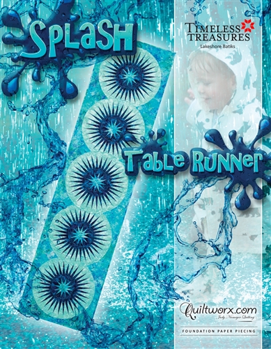 JNQ198P-2T Splash Table Runner Pattern - Image 1