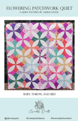 Flowering Patchwork Quilt Pattern