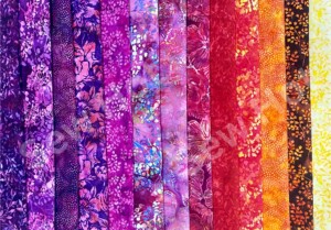 Bali Handpaints Red Fat Quarter Bundle - Image 3