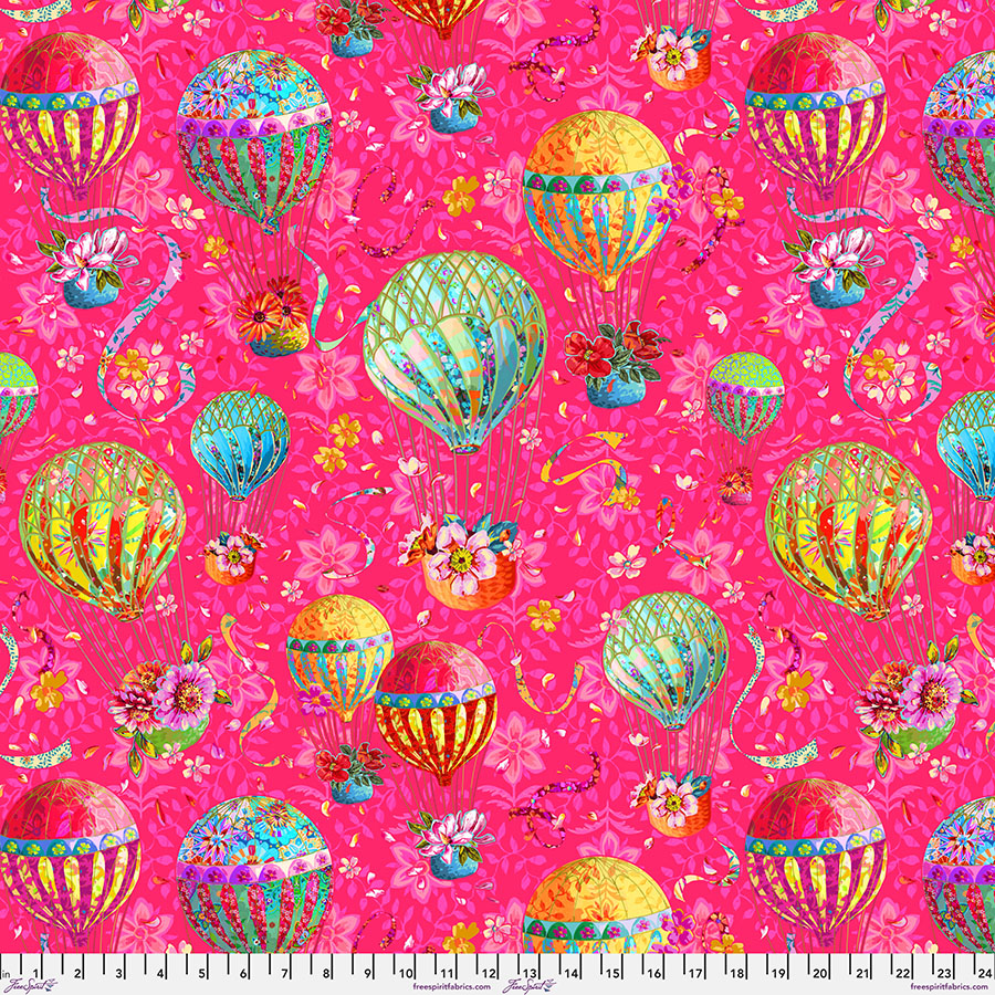 PWOB111.PINK Festival Balloons Pink - Image 1