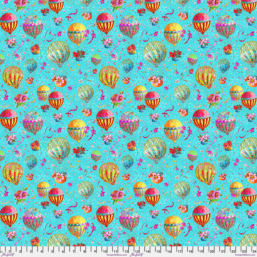 PWOB112.BLUE Festival Small Balloons Blue - Image 1